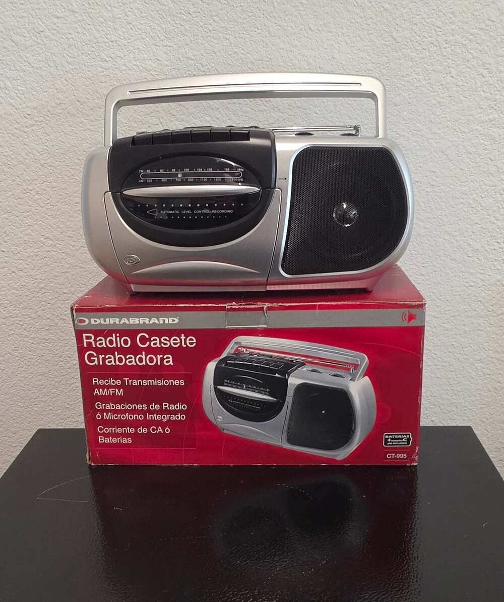 Durabrand CT-995 AM/FM Radio Cassette Player Recorder with Box